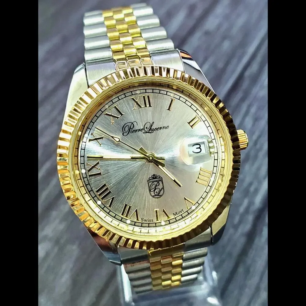 Authentic‎ Pierre Lucerne Swiss President DateJust Mens Watch